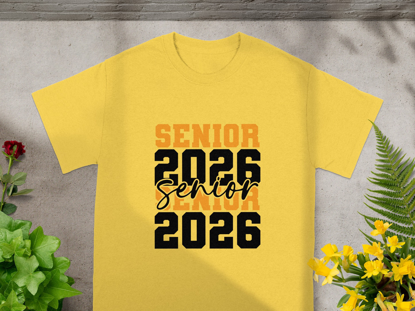 Senior 2026 Classic Typography T-Shirt