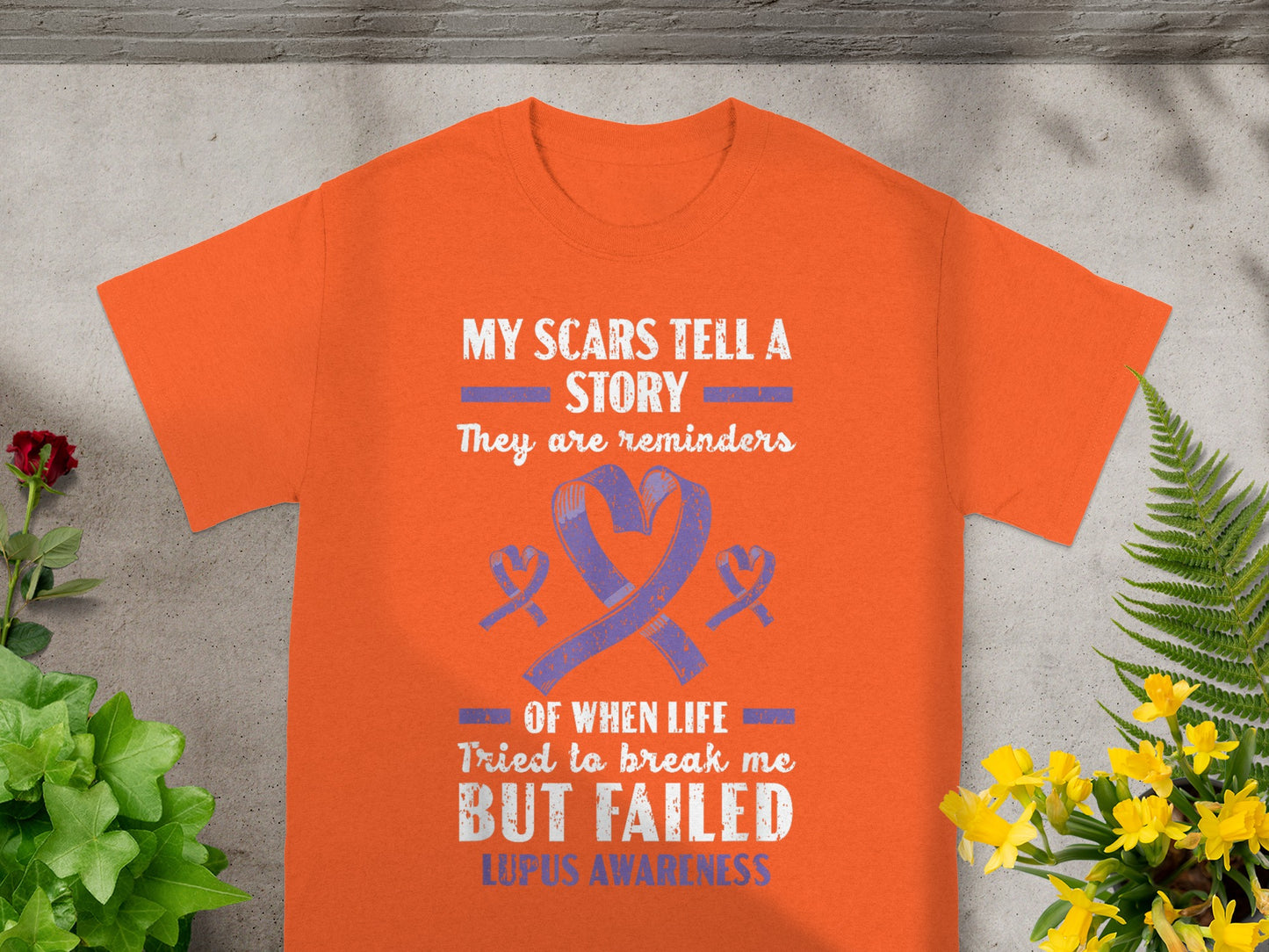My Scars Tell A Story Lupus Awareness Shirt