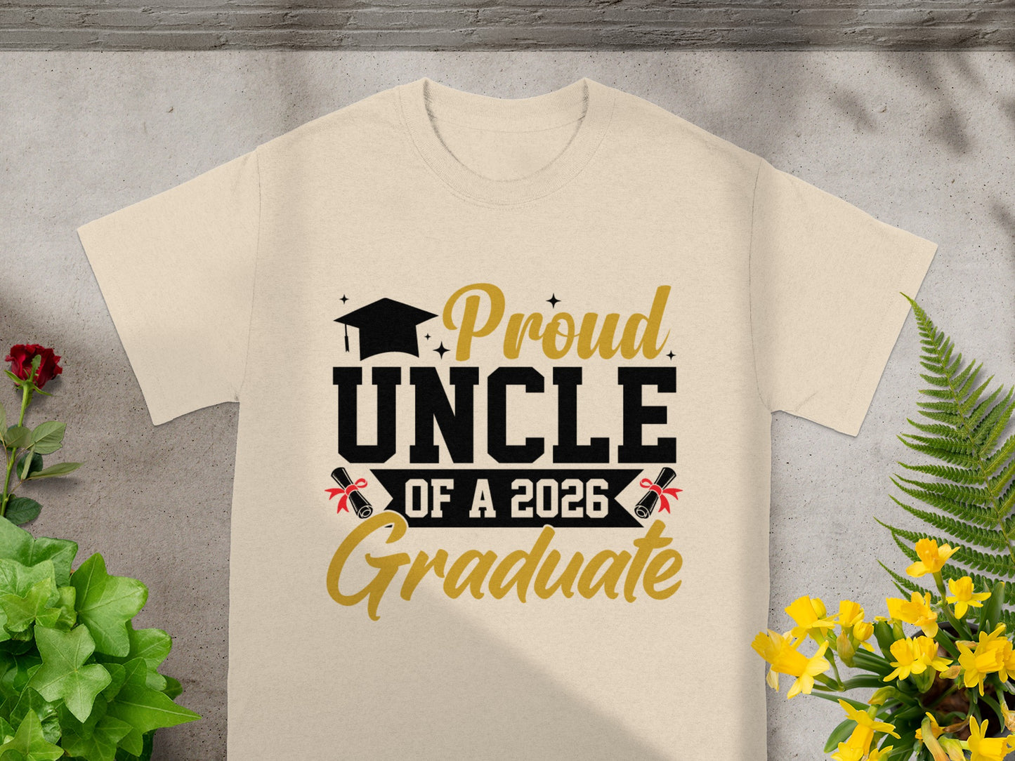 Proud Uncle of a 2026 Graduate T-shirt Celebration