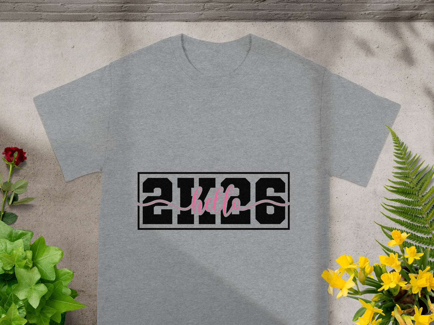 2H26 Hello Graphic Design Comfort Tee Unisex Shirt