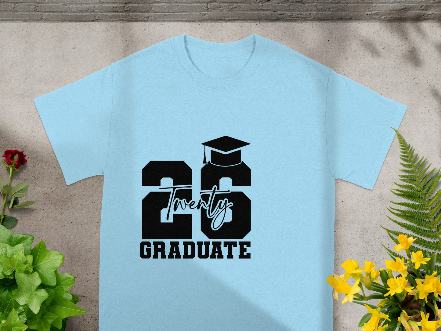 Class of 2026 Graduate Blue Graphic Tee