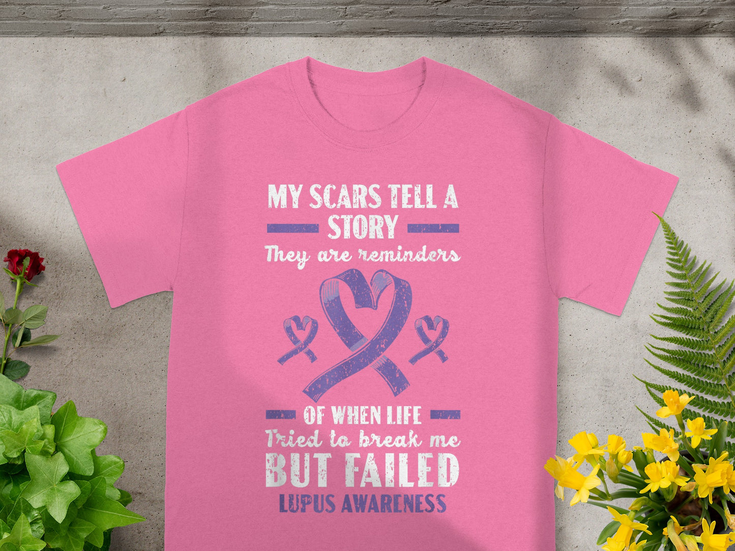 My Scars Tell a Story Lupus Awareness T-Shirt