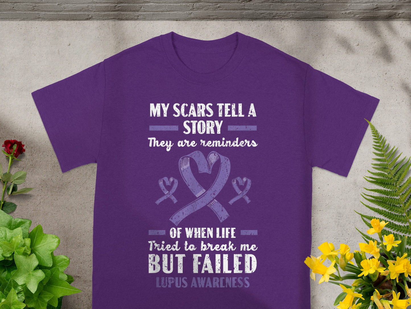 My Scars Tell A Story Lupus Awareness Shirt