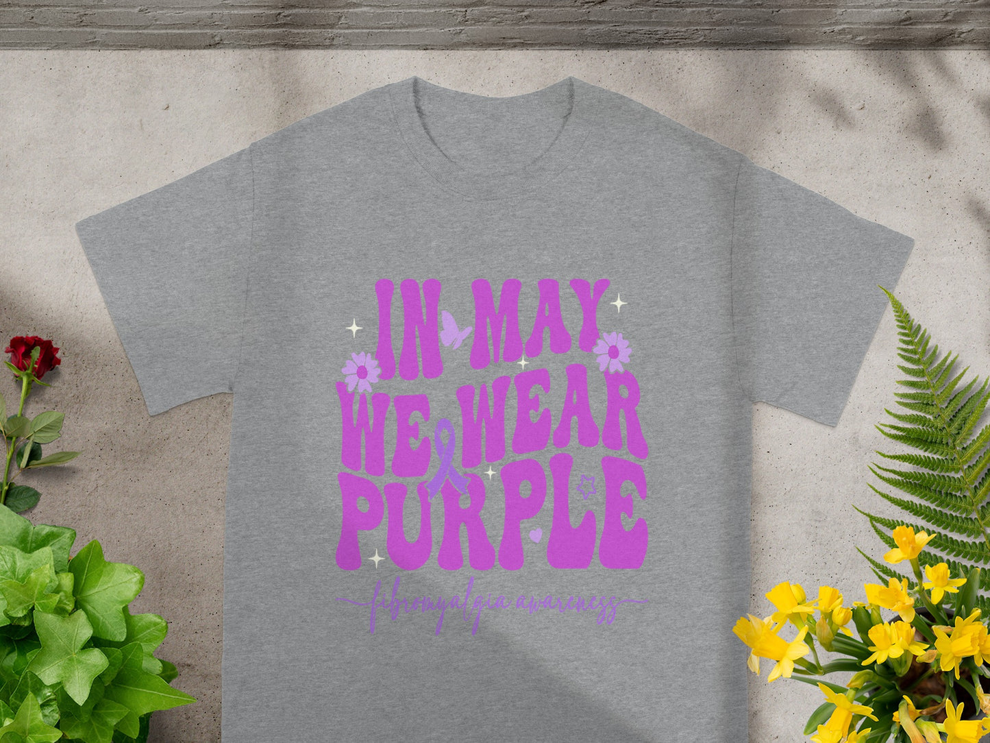 In May We Wear Purple Fibromyalgia Awareness Shirt