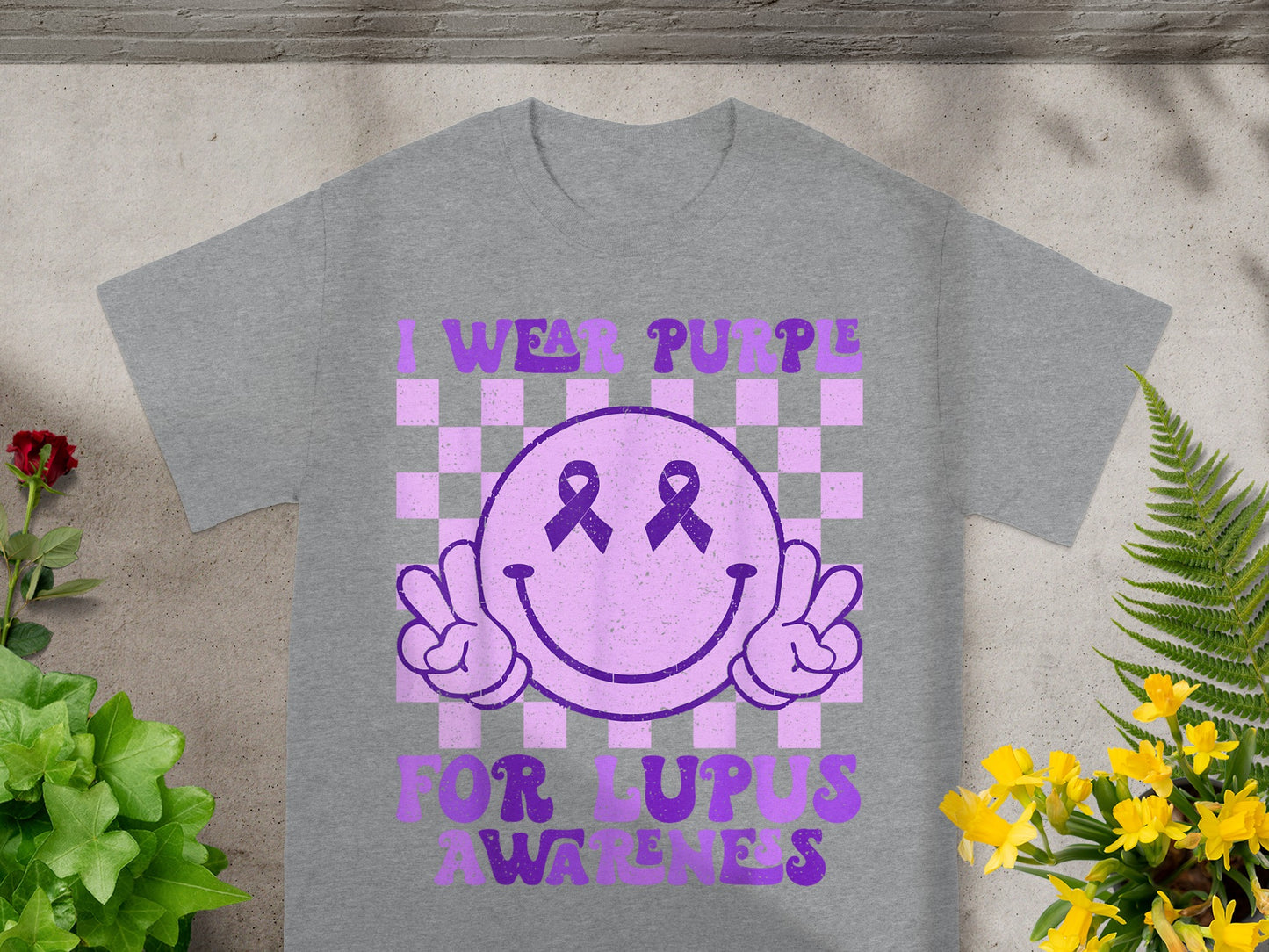 I Wear Purple For Lupus Awareness Graphic T-shirt