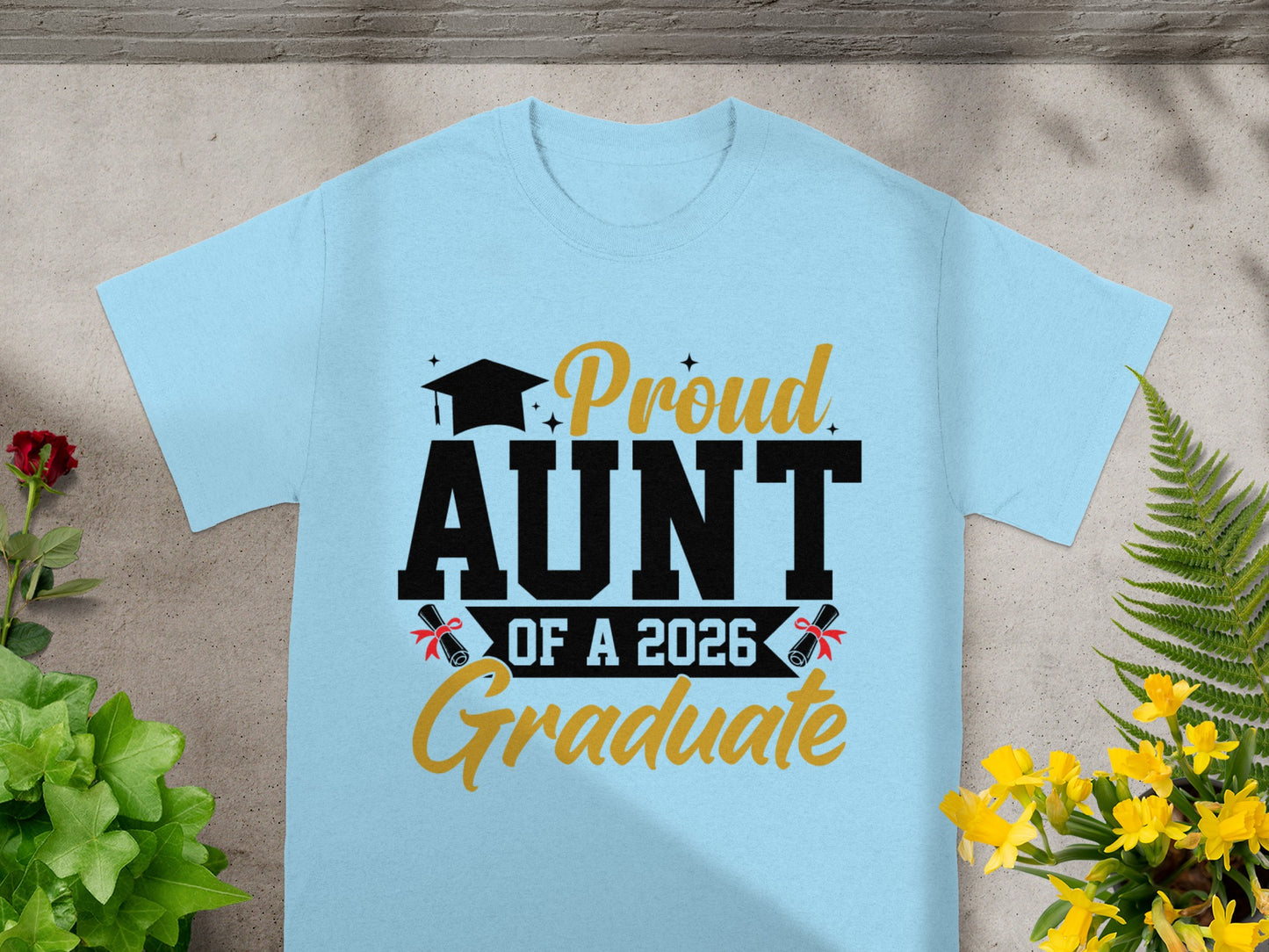 Proud Aunt of a 2026 Graduate T-shirt