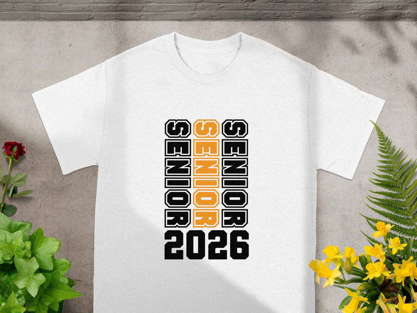 Senior 2026 Bold Graphic T-Shirt High School Senior