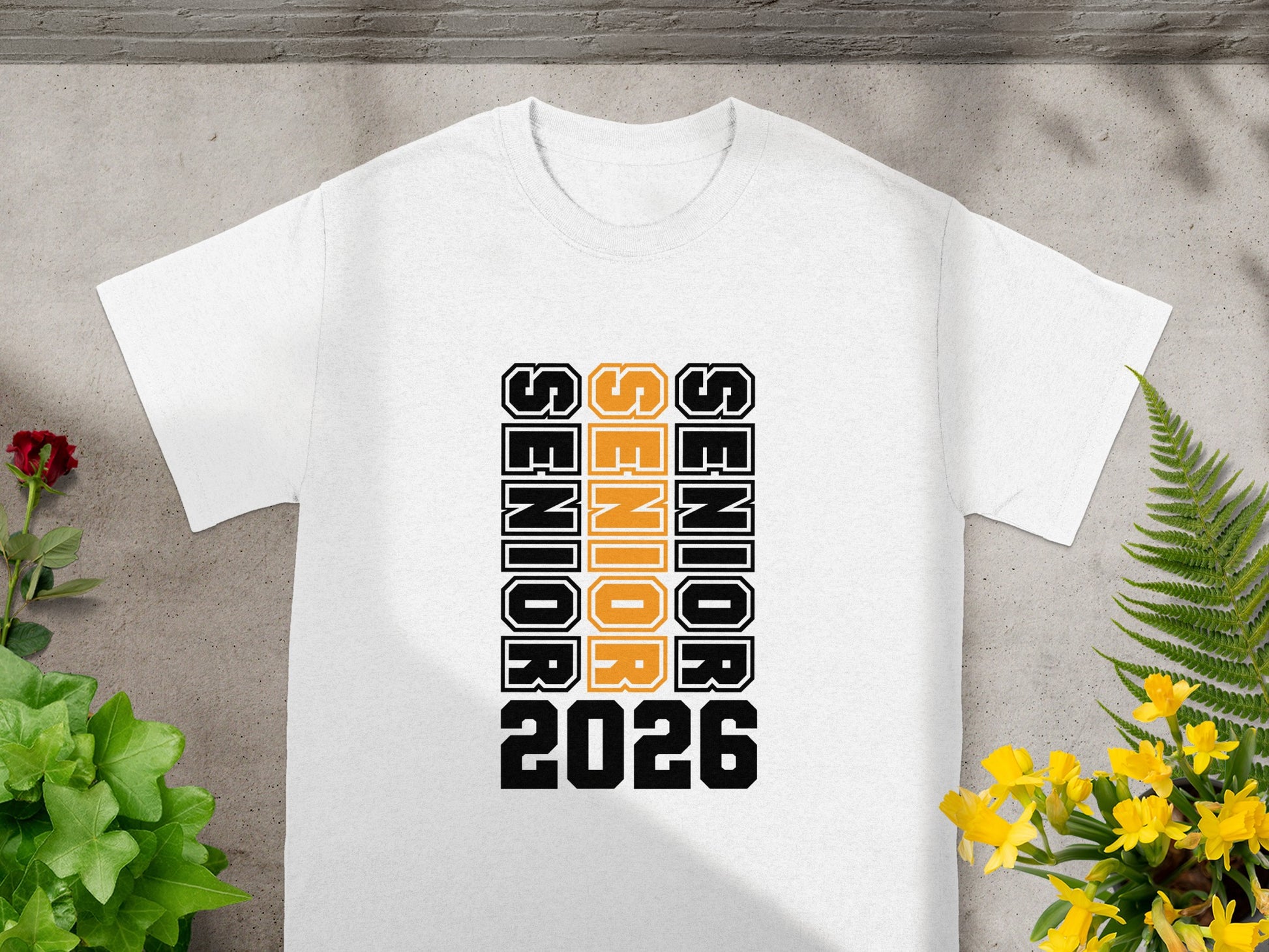 Senior 2026 Bold Graphic T-Shirt High School Senior