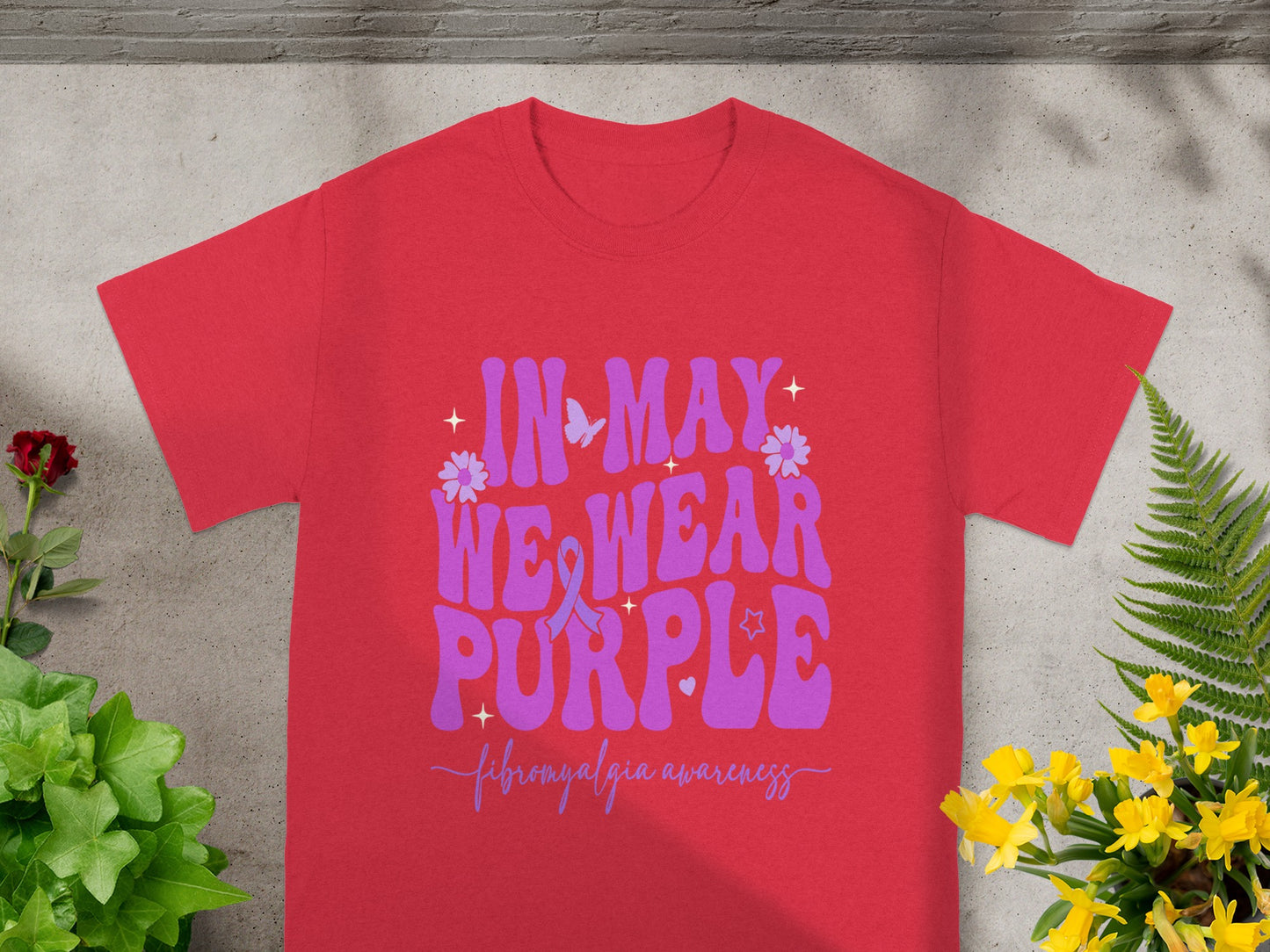 In May We Wear Purple Fibromyalgia Awareness Shirt