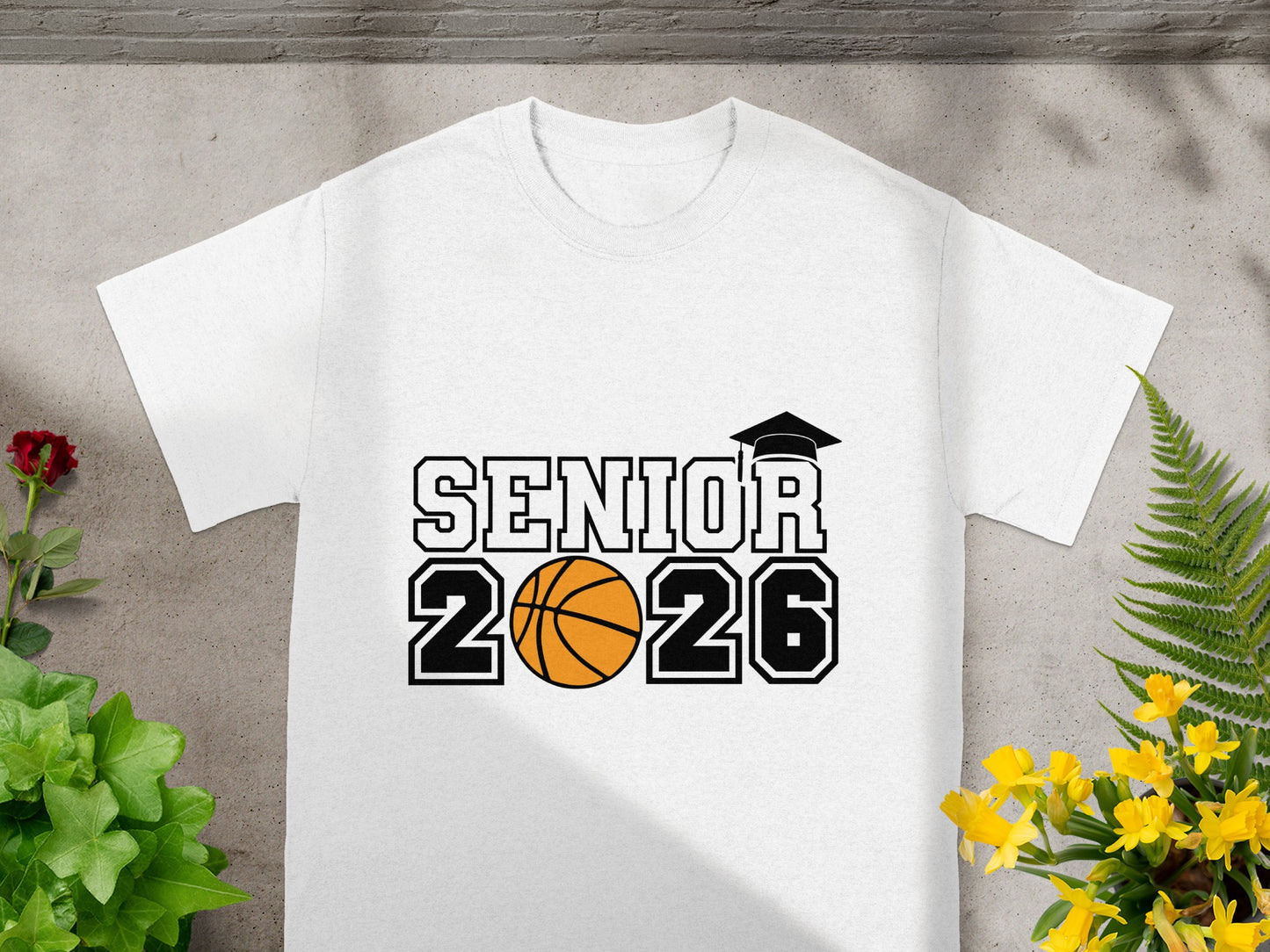 Senior 2026 Basketball Graduation T-Shirt