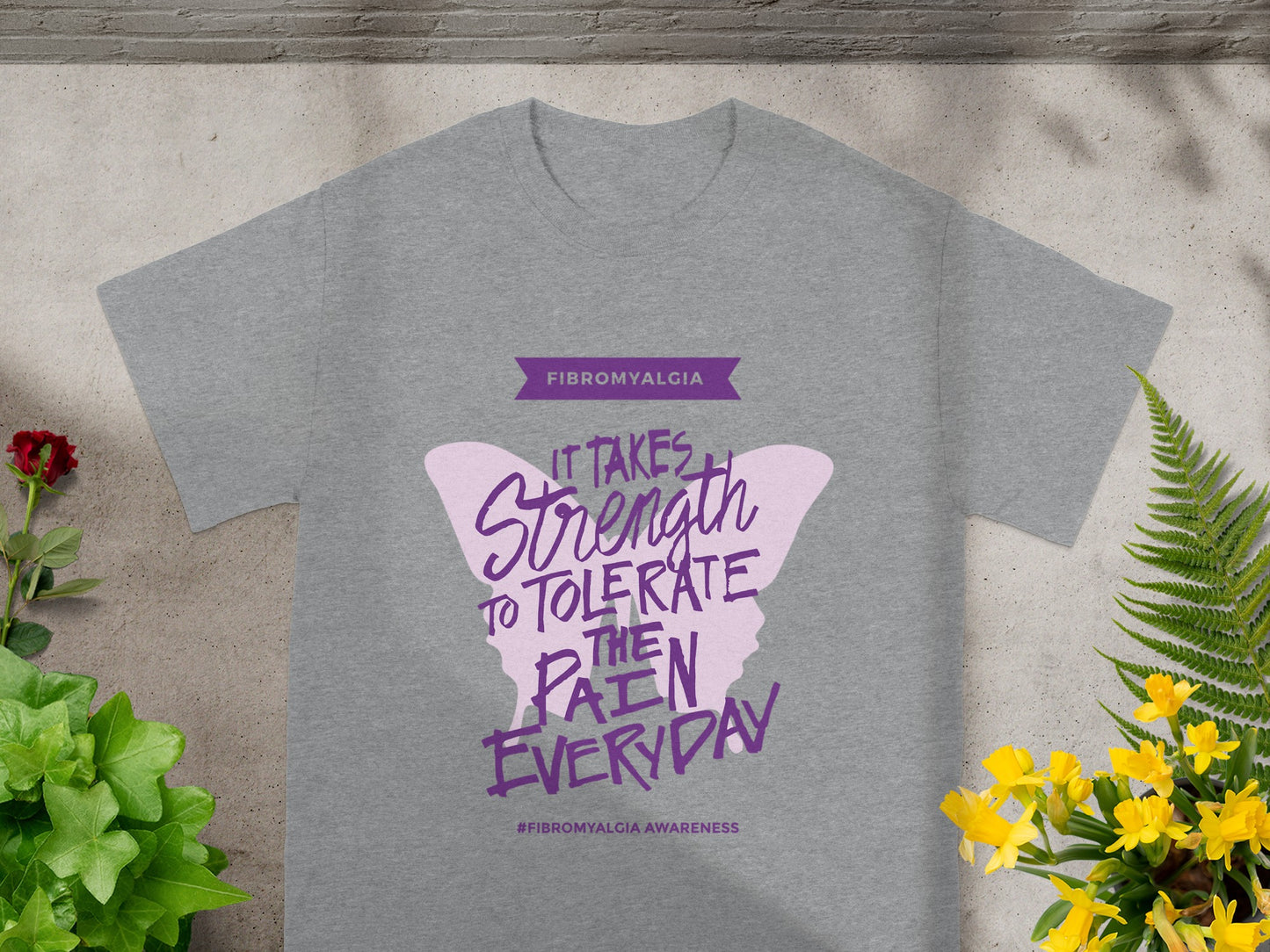 Fibromyalgia Awareness Tolerate Pain Everyday T-shirt