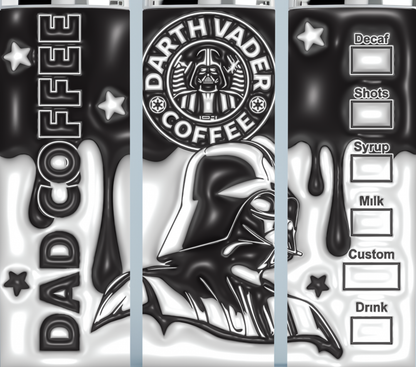 Dad Vader Starbucks Coffee tumbler