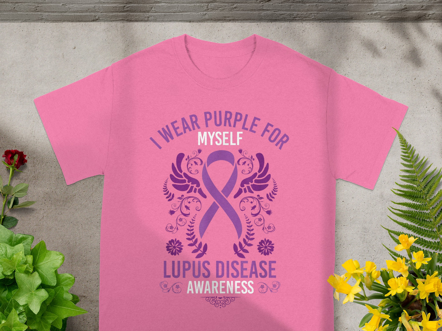 I Wear Purple for Myself Lupus Disease Awareness Shirt