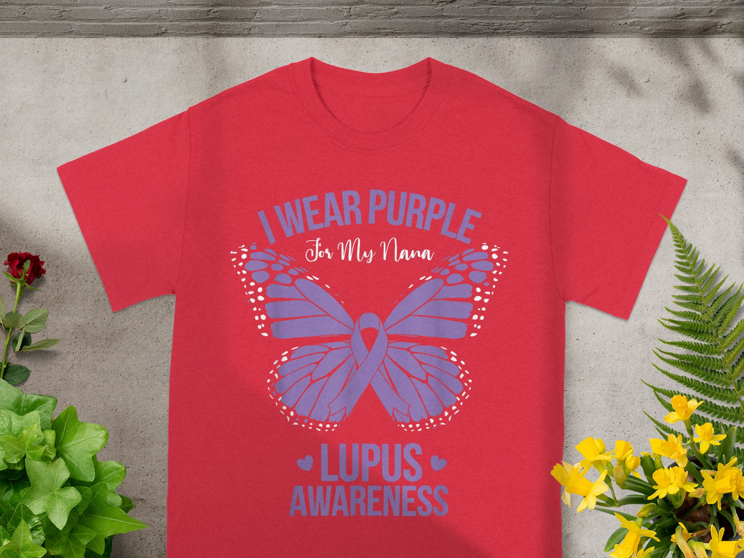 I Wear Purple for My Nana Lupus Awareness Shirt