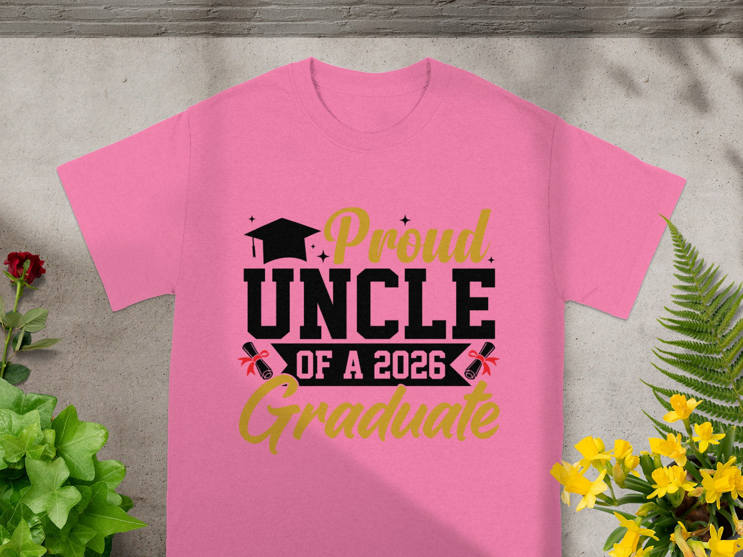 Proud Uncle of a 2026 Graduate Statement Shirt