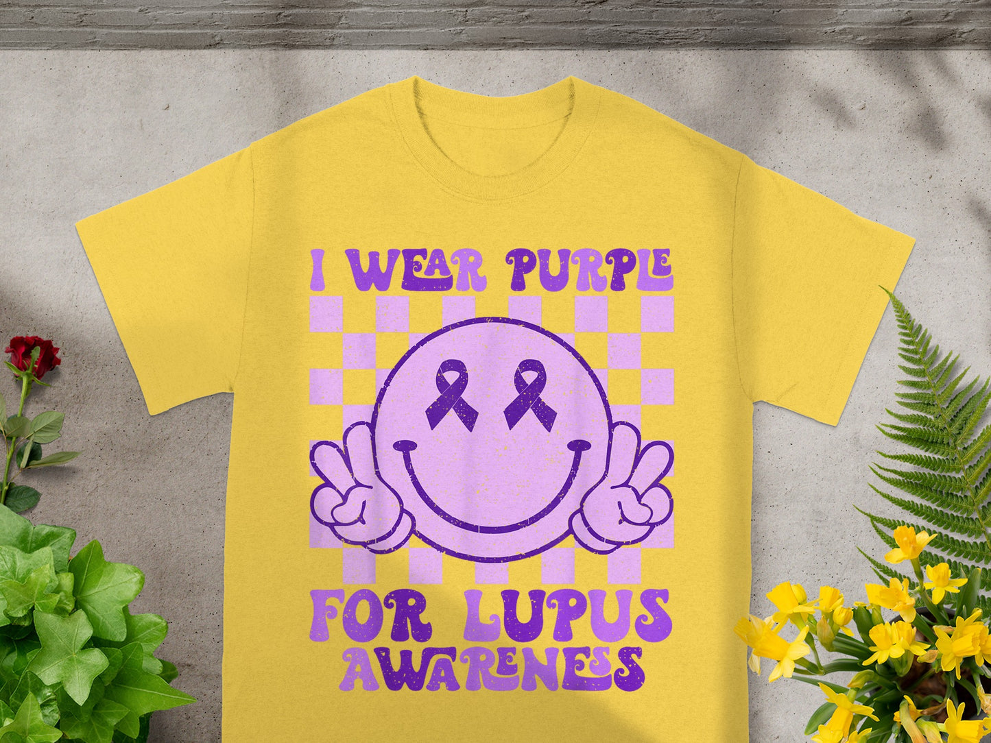 I Wear Purple for Lupus Awareness Graphic T-shirt