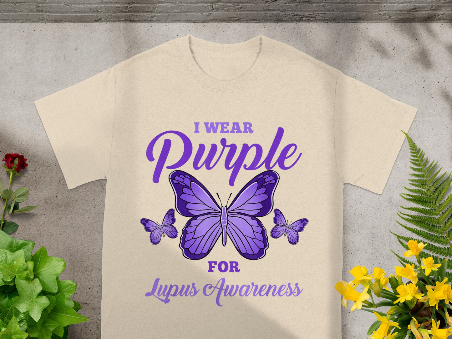 I Wear Purple For Lupus Awareness T-Shirt