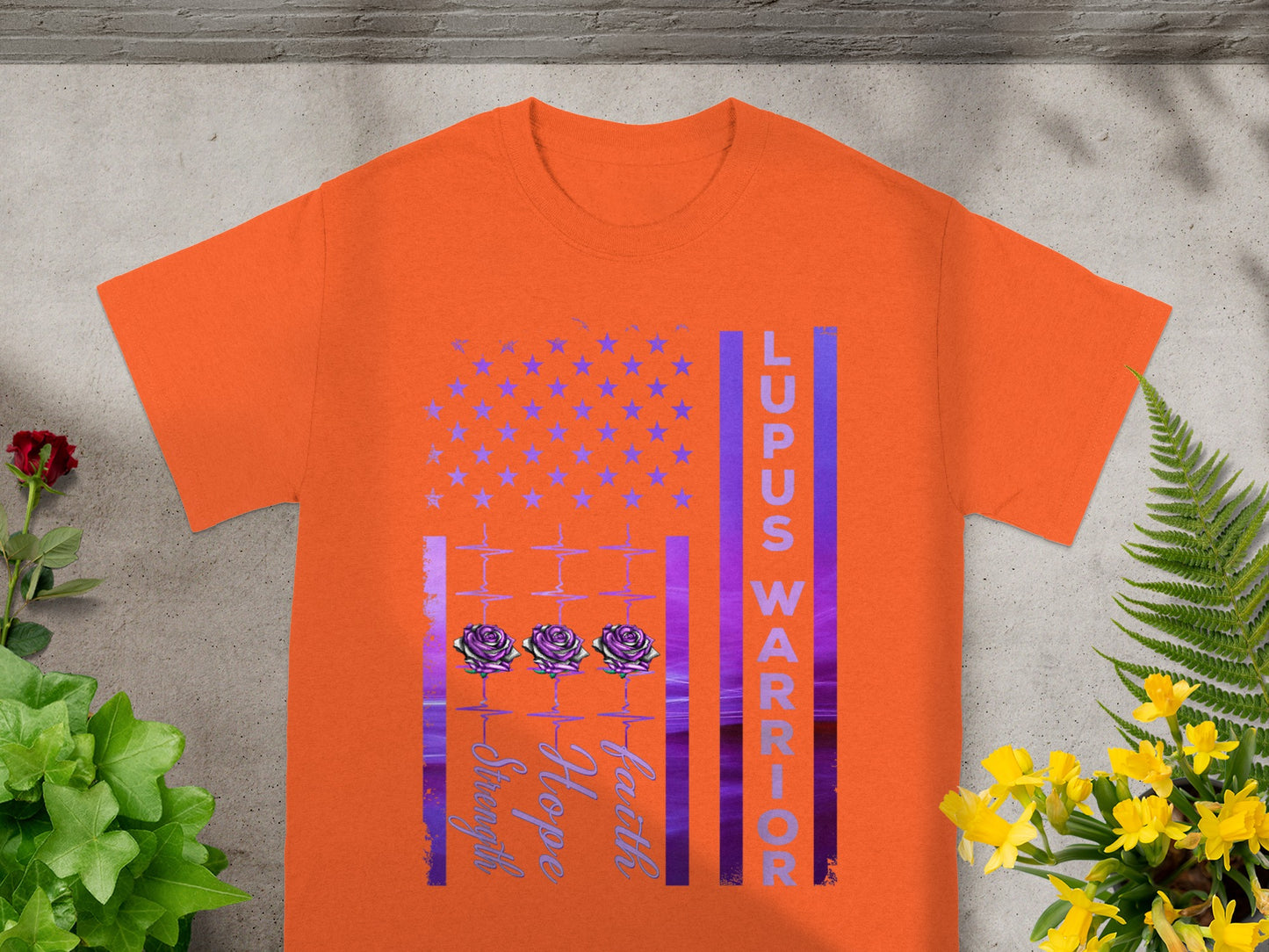 Lupus Warrior Faith Hope Strength T-Shirt