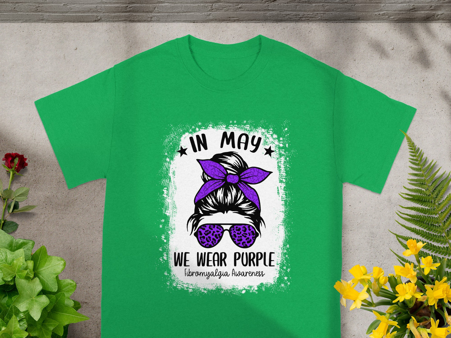 In May We Wear Purple Fibromyalgia Awareness Shirt
