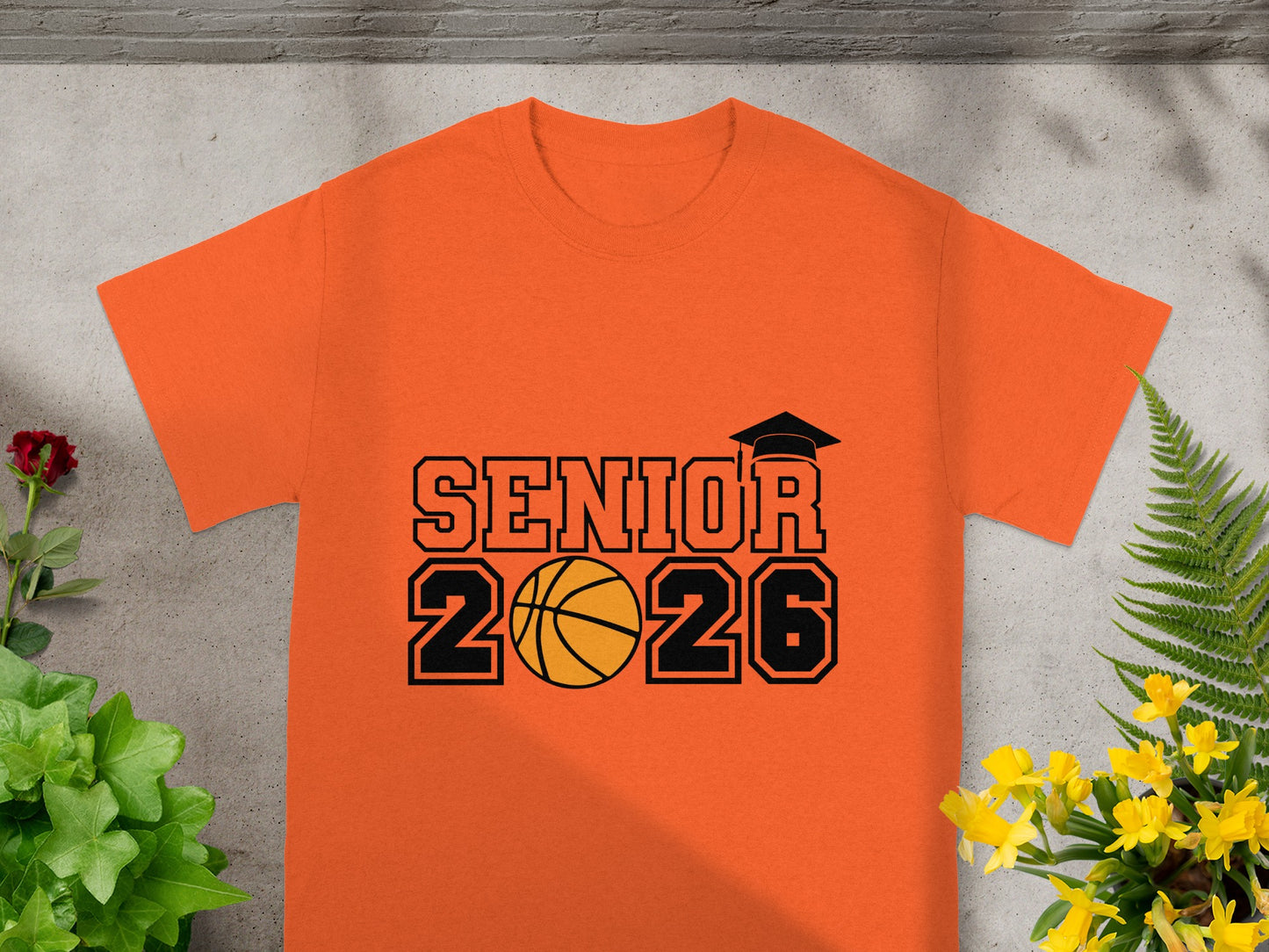 Senior 2026 Basketball Graduation T-Shirt