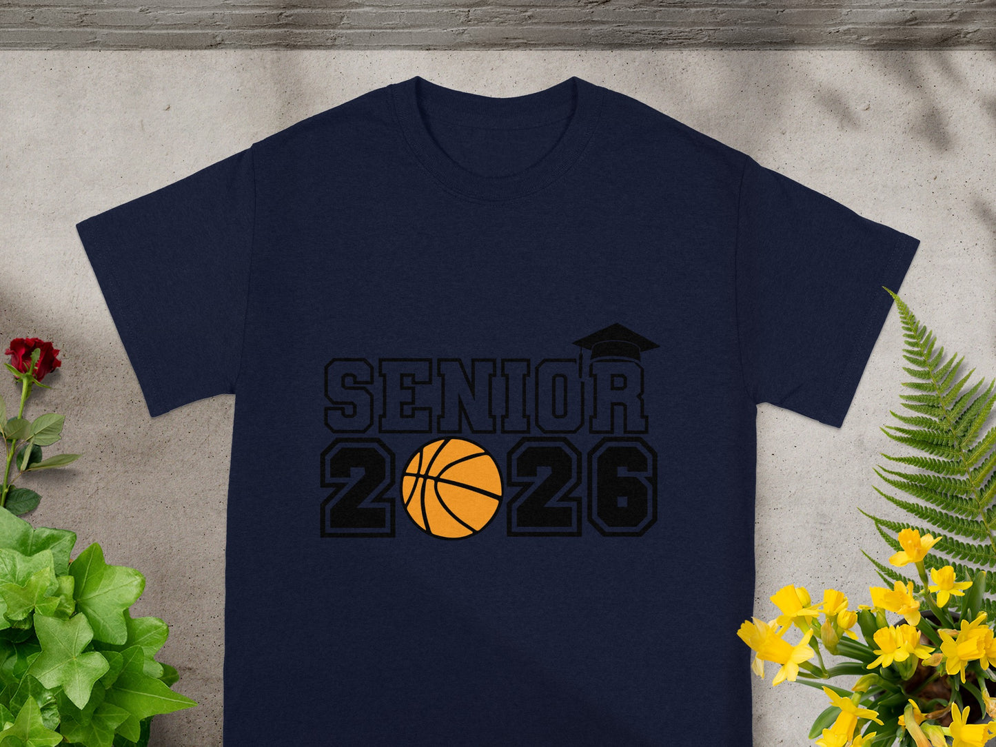 Senior 2026 Basketball Graphic T-shirt