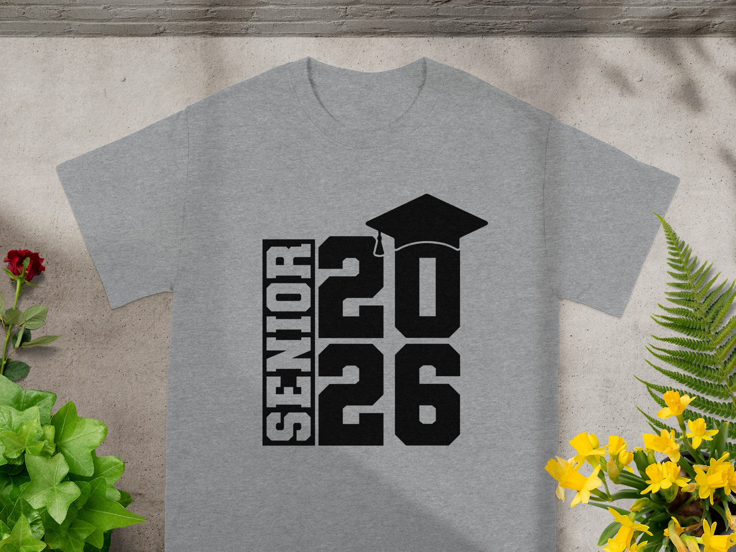 Senior 2026 Graduation Cap T-Shirt Graduation Gift