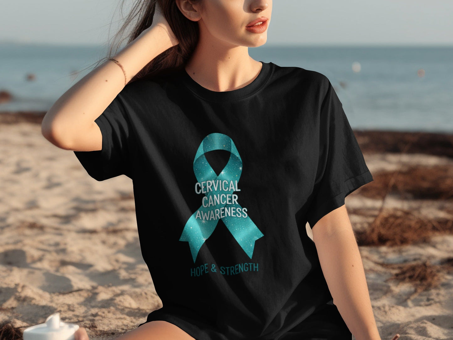 Cervical Cancer Awareness Hope and Strength Shirt