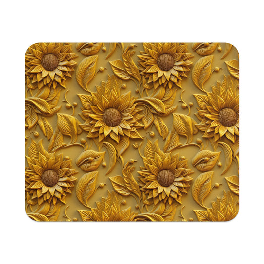 Sunflower Pattern Design Rounded Edge Rectangular Product
