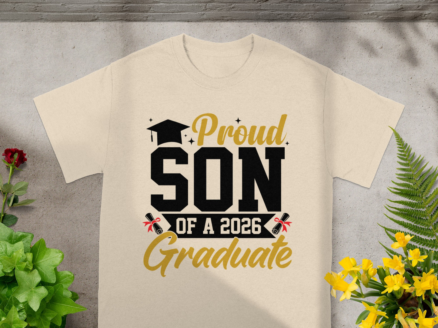 Proud Son Of A 2026 Graduate Shirt Matching Tee