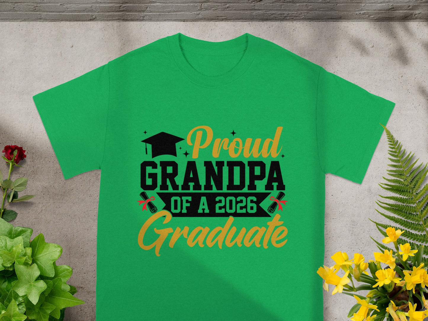 Proud Grandpa of a 2026 Graduate T-shirt