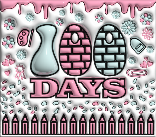 100 Days of School Tumbler