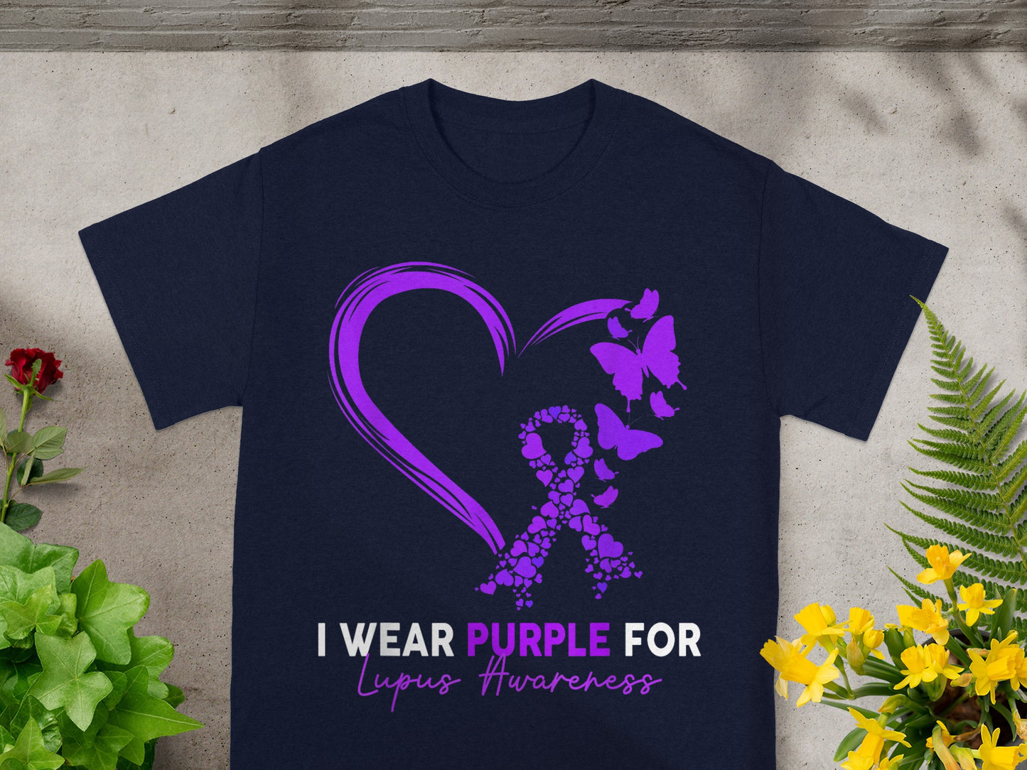 I Wear Purple for Lupus Awareness Shirt