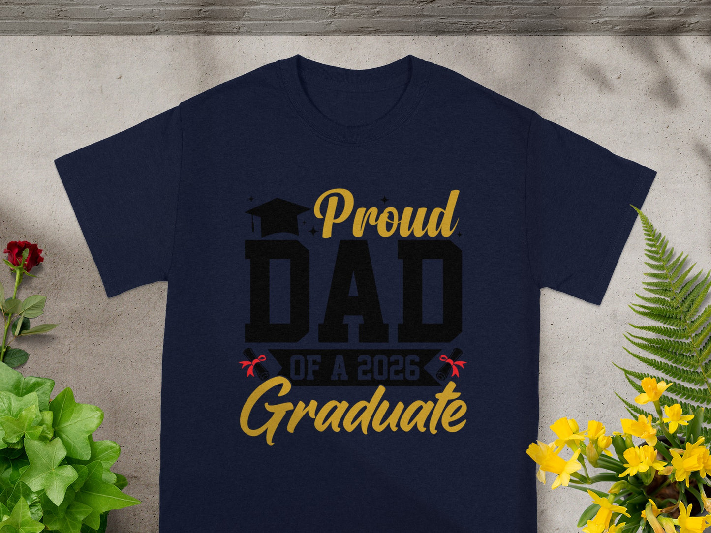 Proud Dad of a 2026 Graduate T-shirt