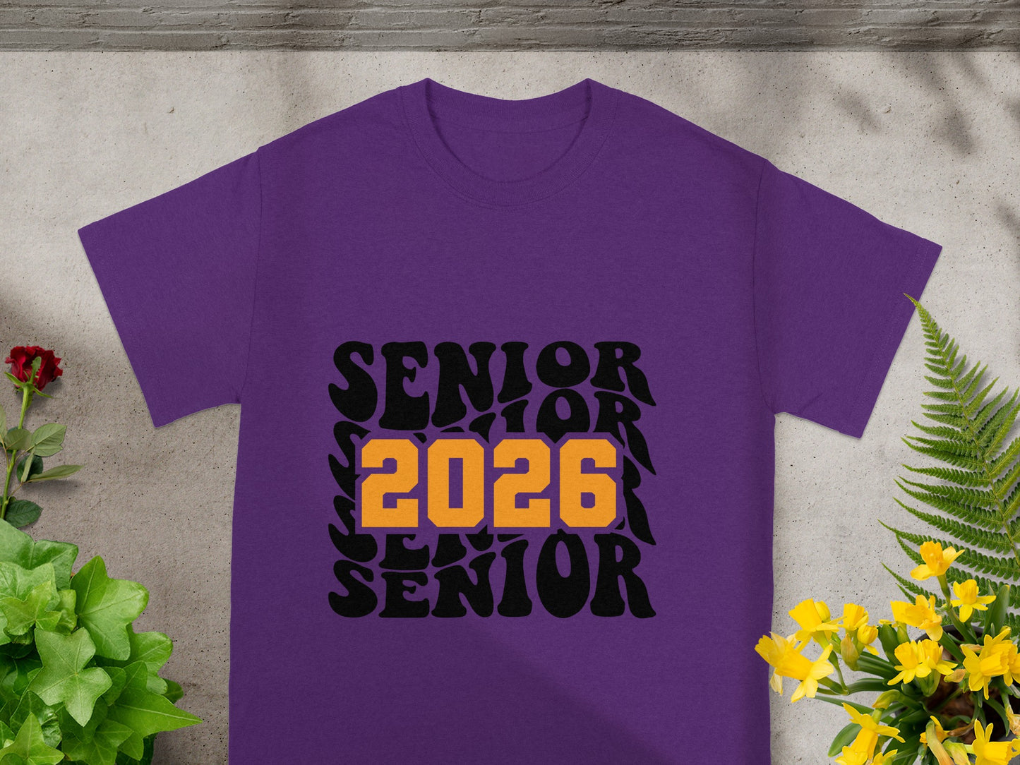 Retro Senior 2026 T-Shirt Graduation Year Gift Item