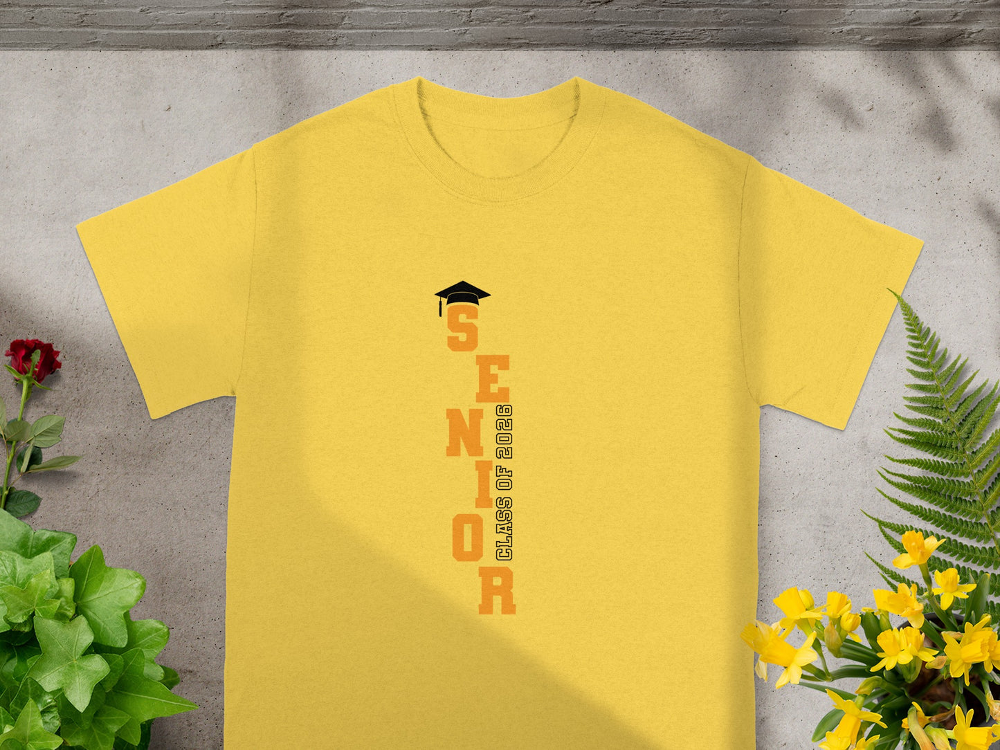 Yellow Senior Class of 2023 Graduation T-shirt Product