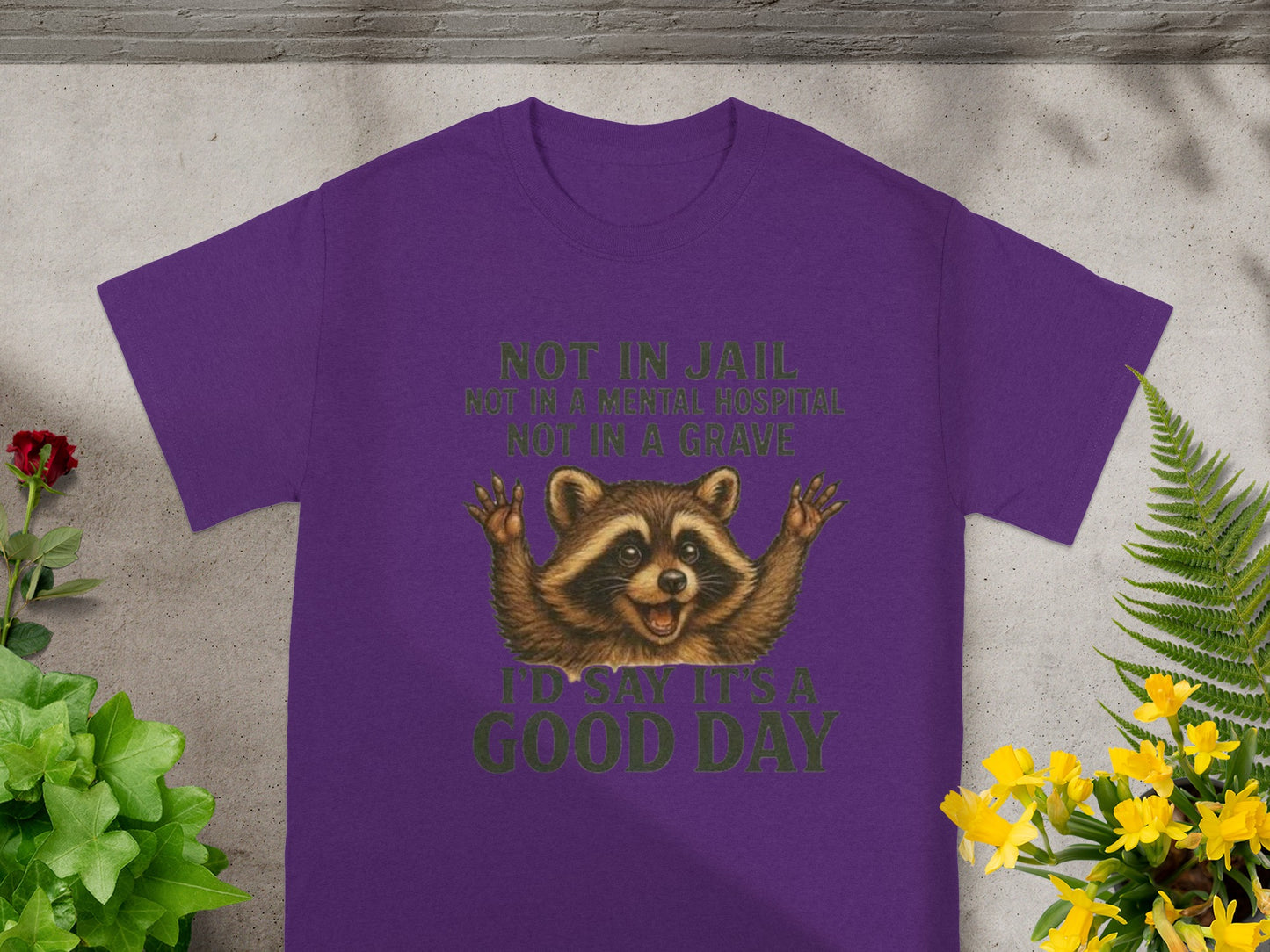 Not in Jail Not in a Mental Hospital Funny Shirt