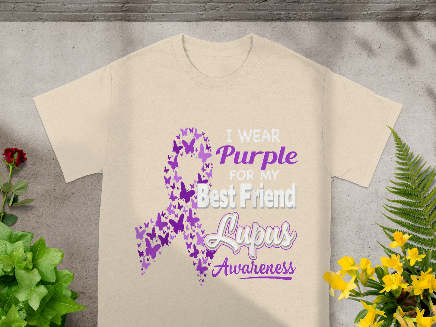 I Wear Purple Lupus Awareness For My Best Friend product