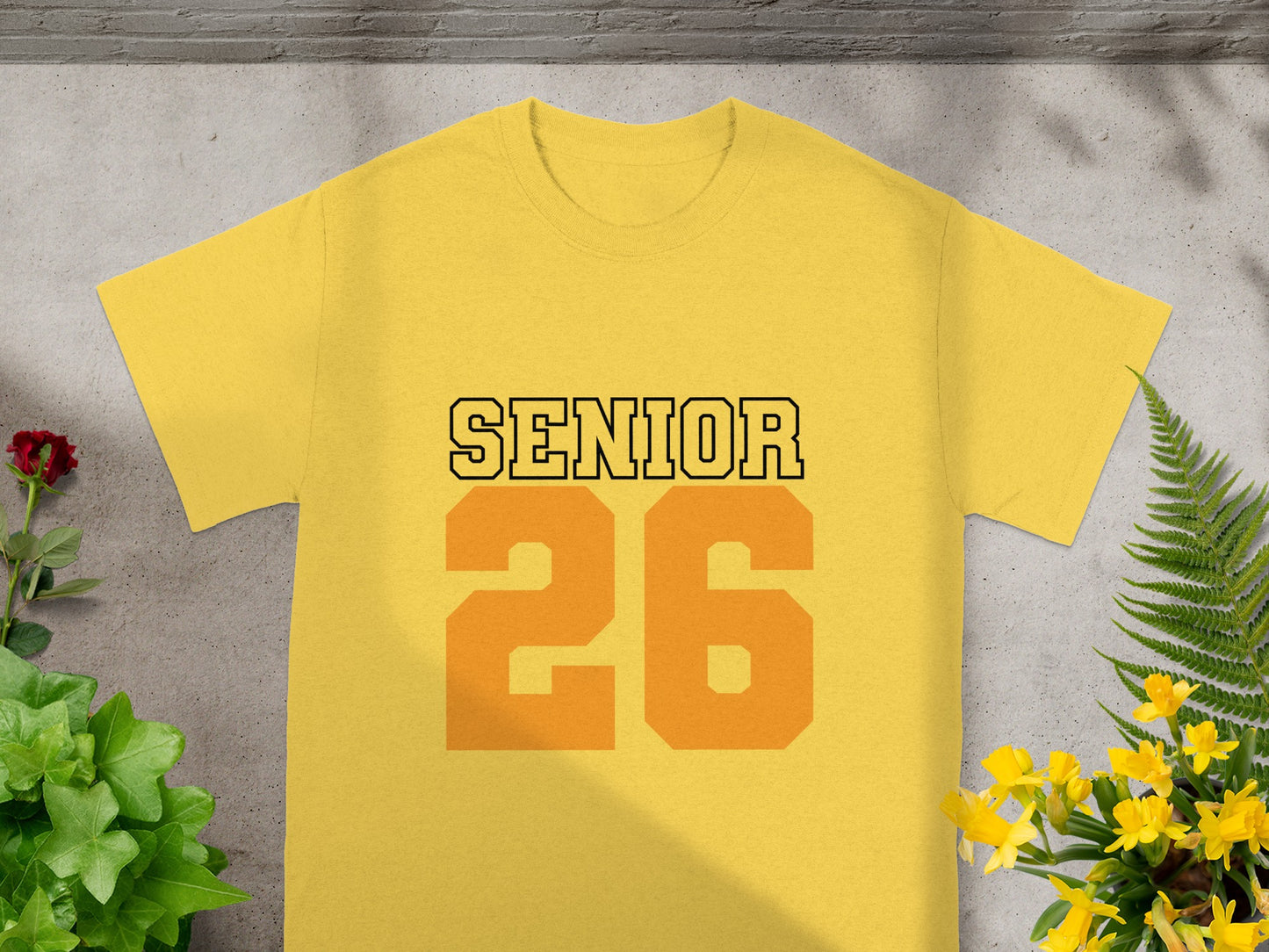 Senior 26 Yellow T-Shirt for Graduating Students Product
