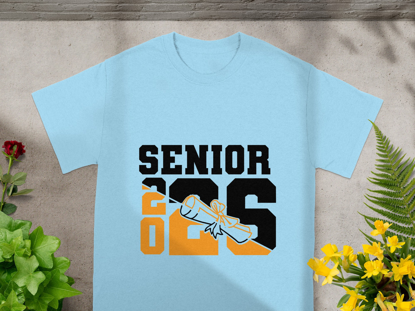 Senior 2026 Graphic Tee for Graduation Celebration