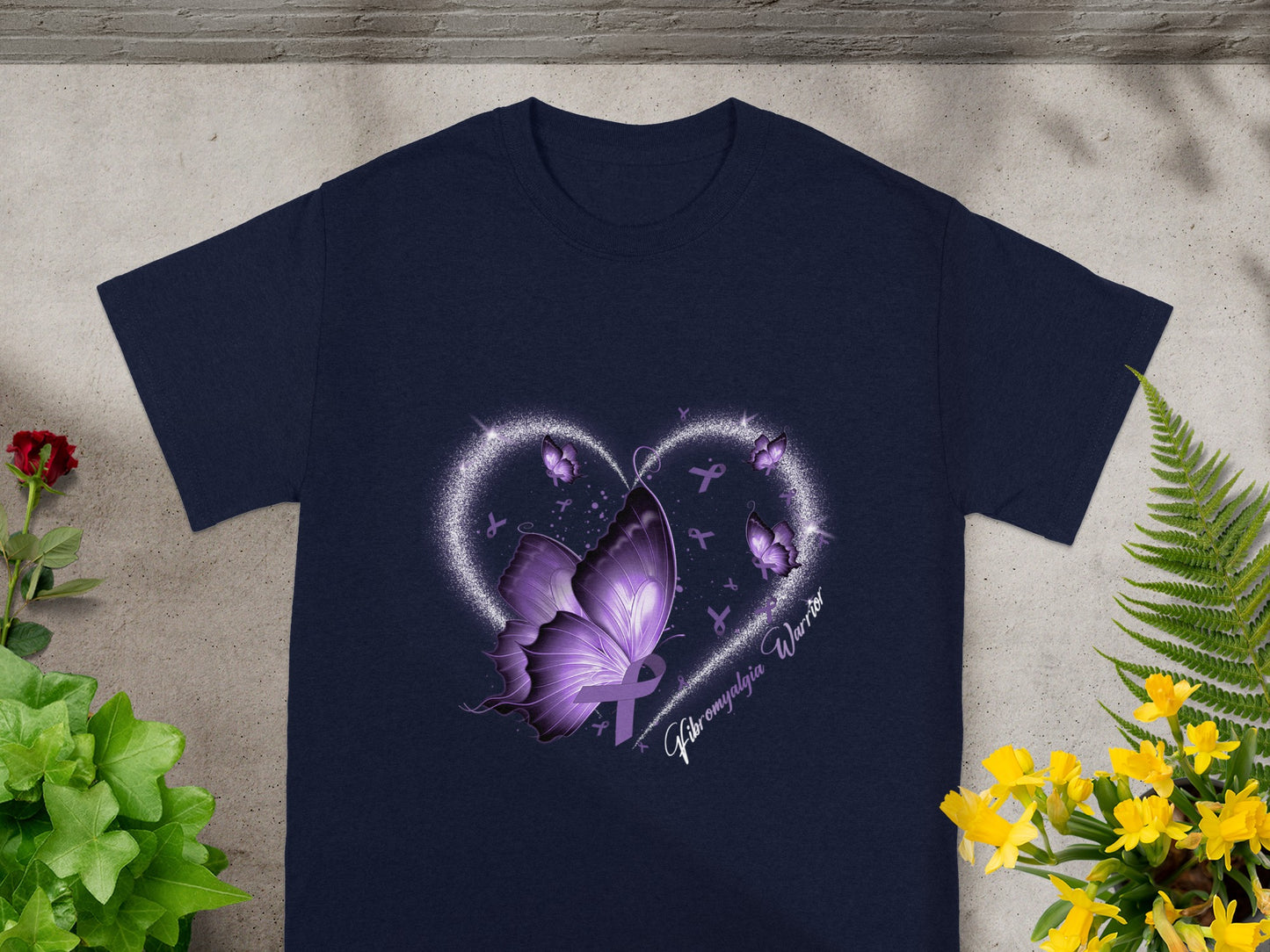 Fibromyalgia Warrior Butterfly Graphic Tee product