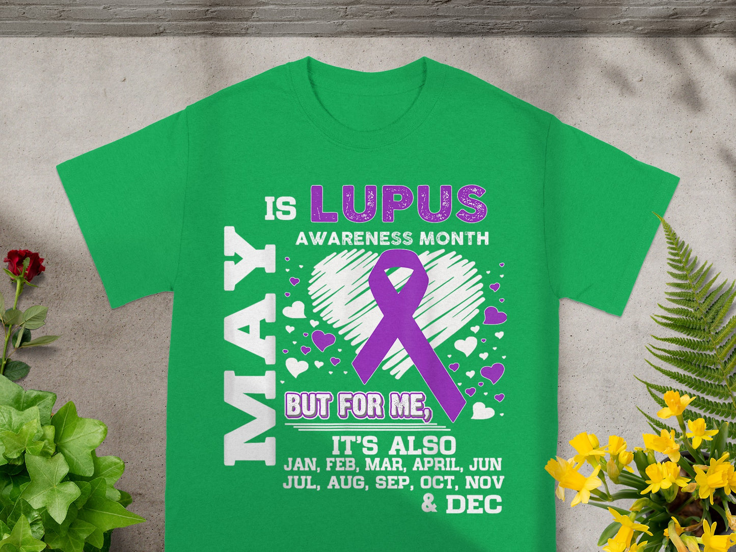 May Is Lupus Awareness Month Green T-Shirt