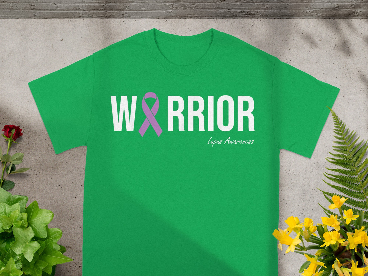 Warrior Lupus Awareness Green Shirt Product