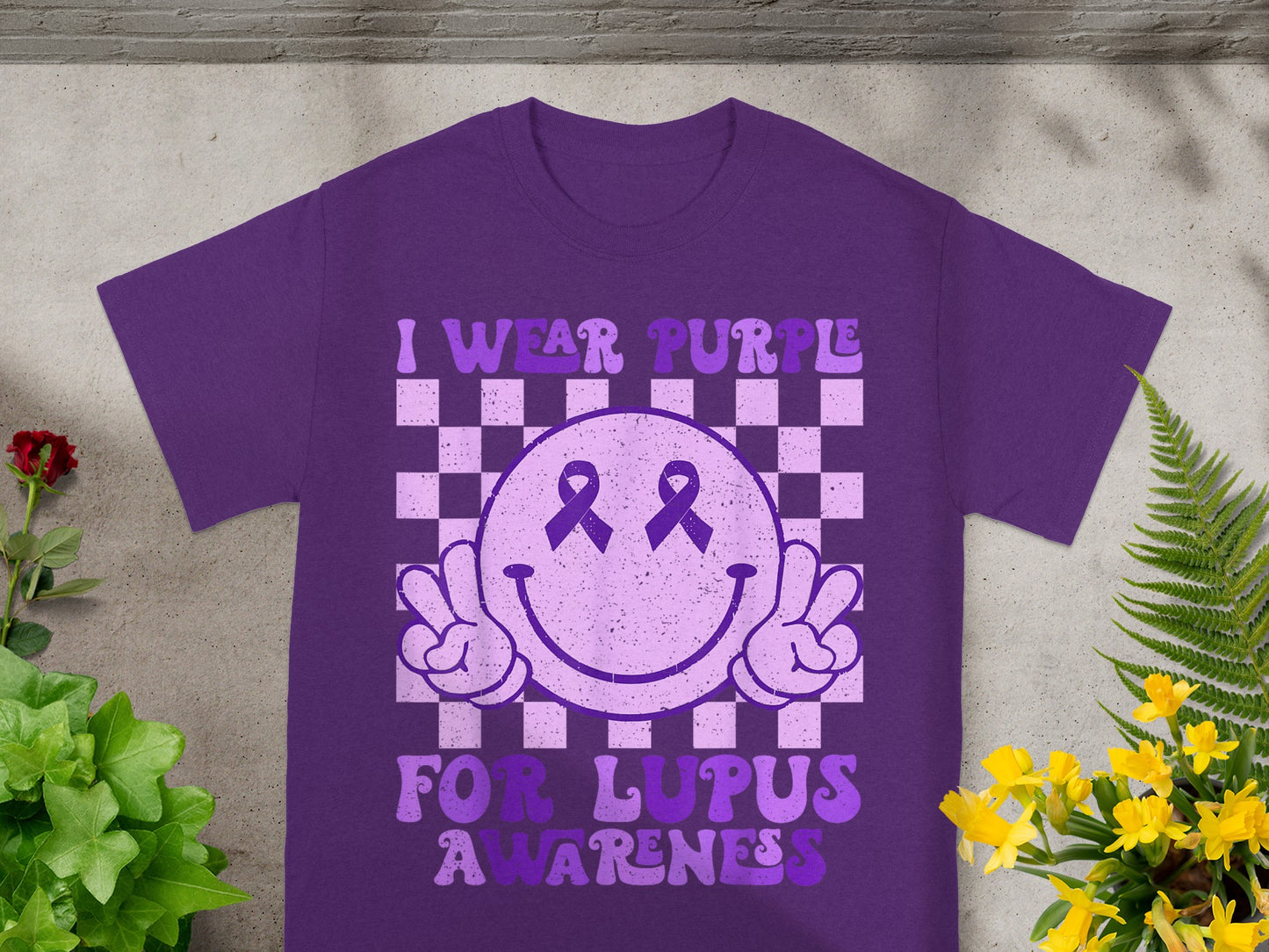 I Wear Purple for Lupus Awareness T-Shirt