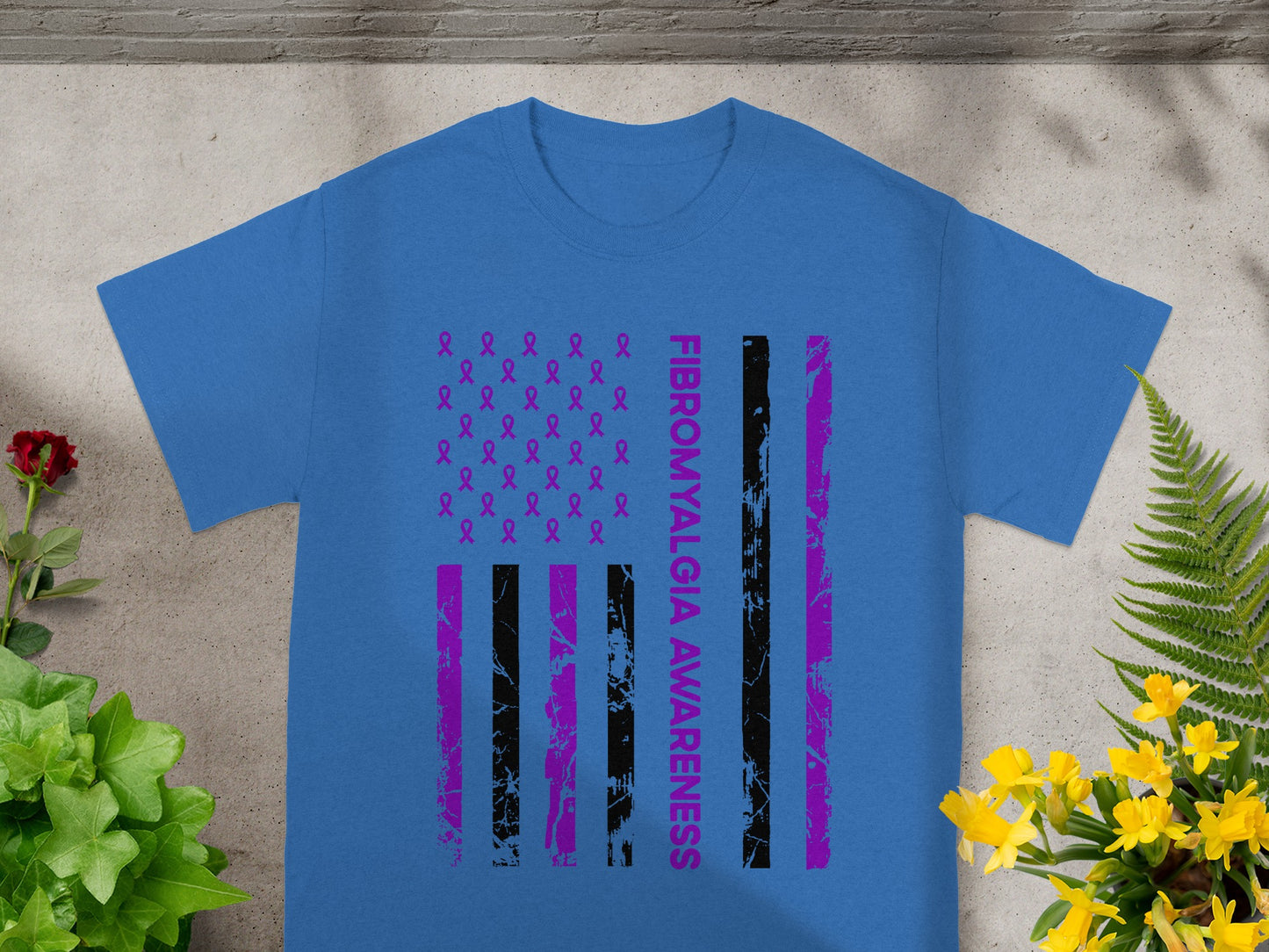 Fibromyalgia Awareness Graphic Design T-Shirt