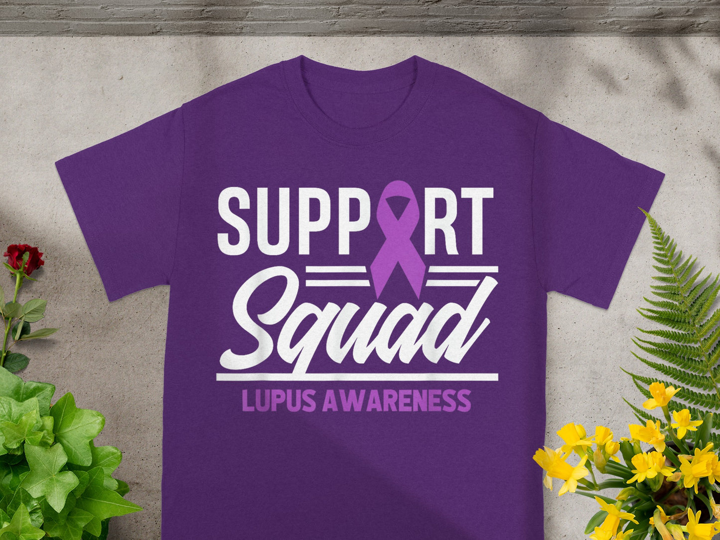 Support Squad Lupus Awareness Graphic Tee