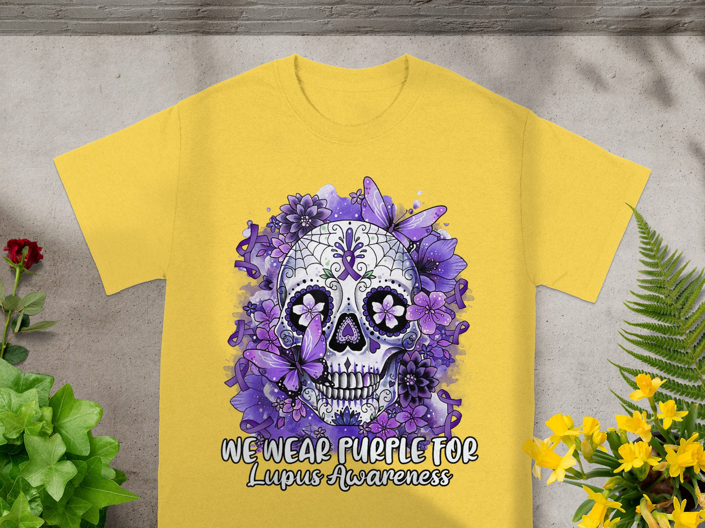 We Wear Purple for Lupus Awareness T-Shirt