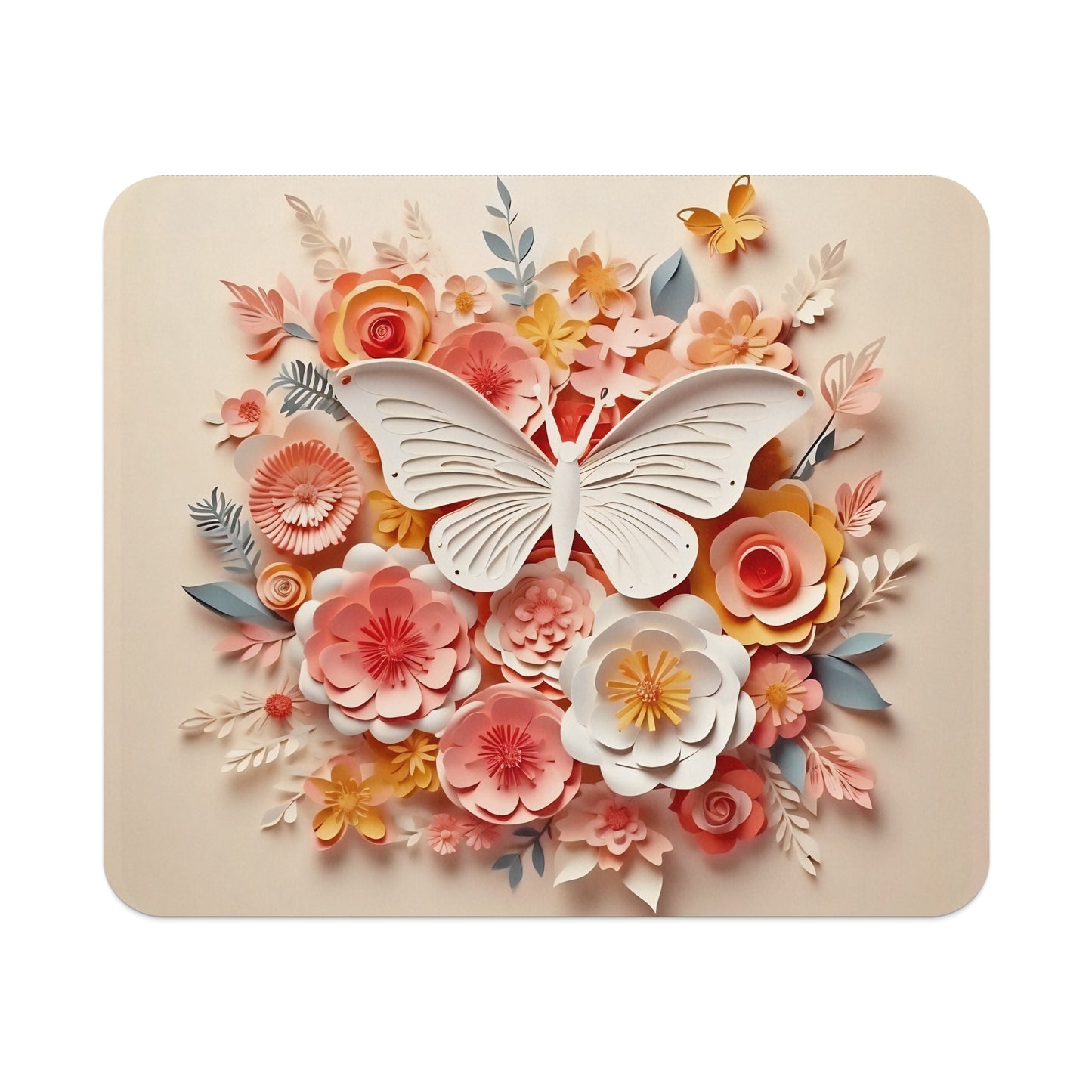 Beautiful Butterfly and Flower Design Art Print