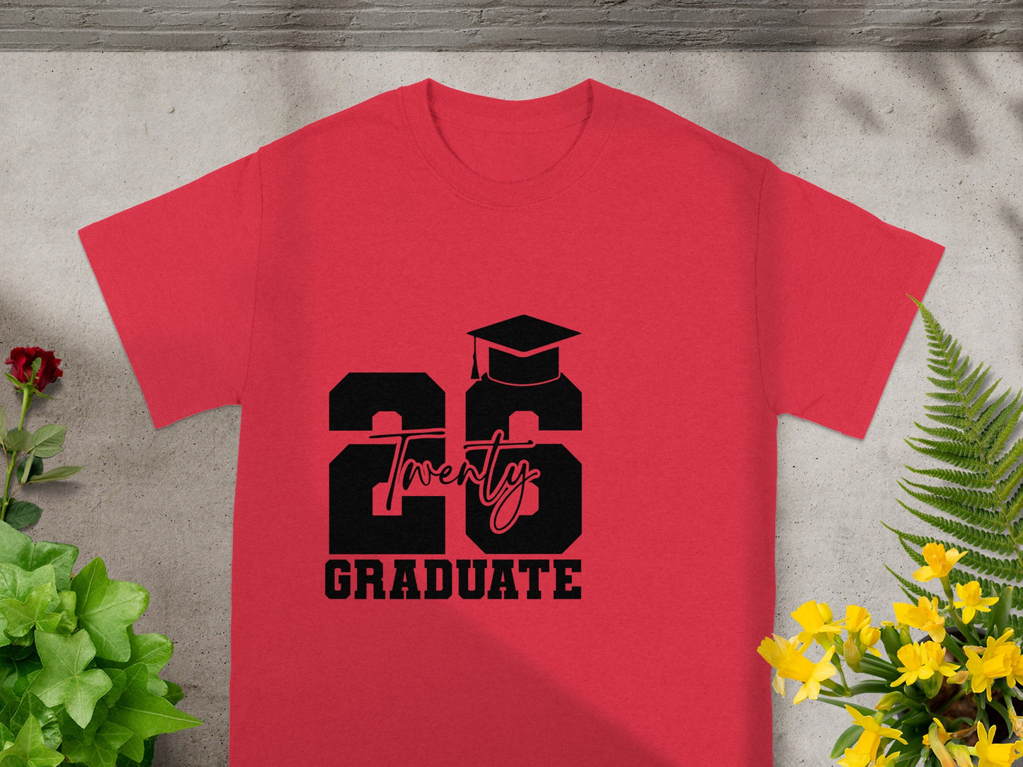 Class of 2026 Graduate Red T-Shirt for Graduates