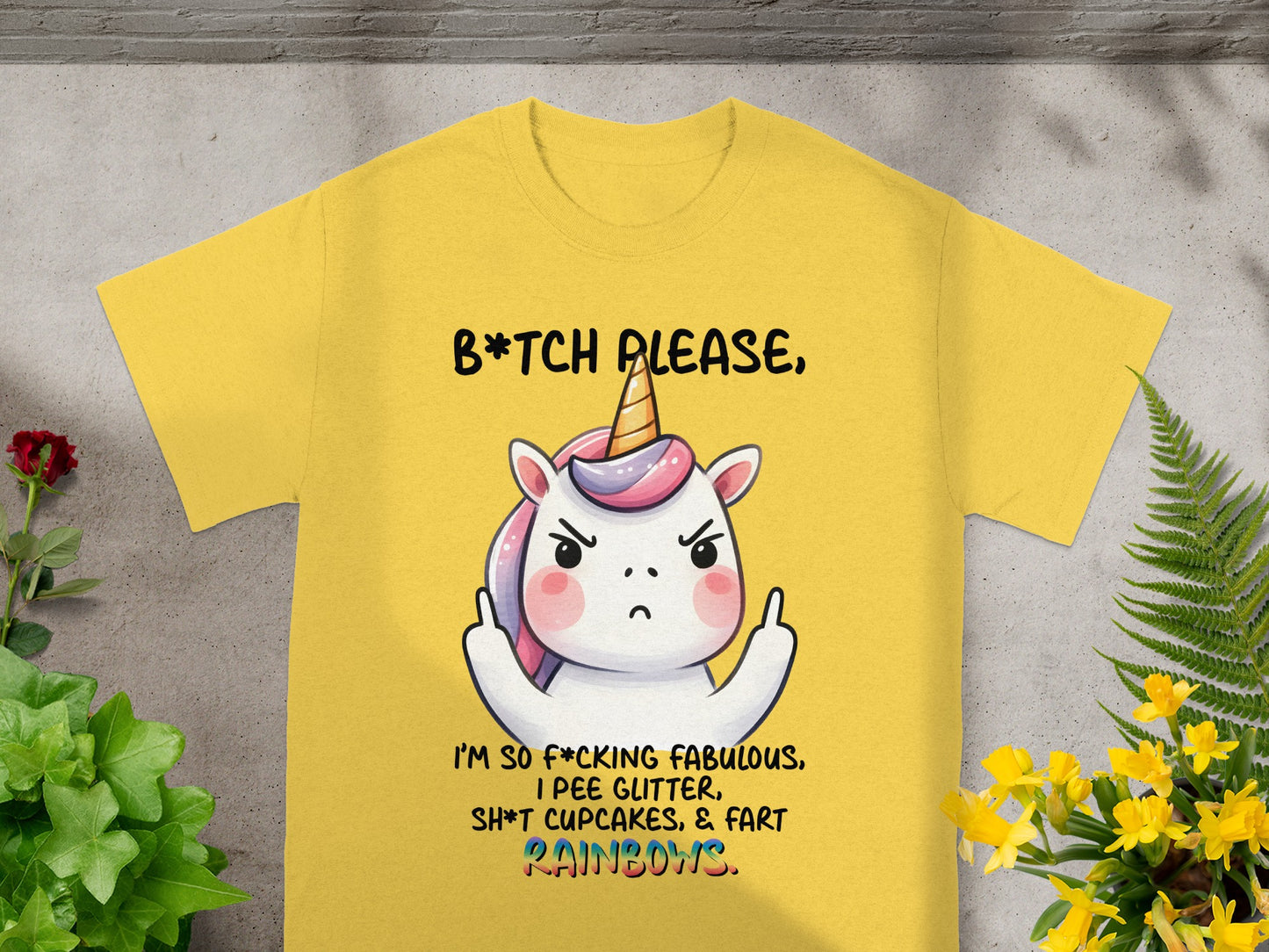Funny Unicorn B*tch Please Assorted Colors Shirt