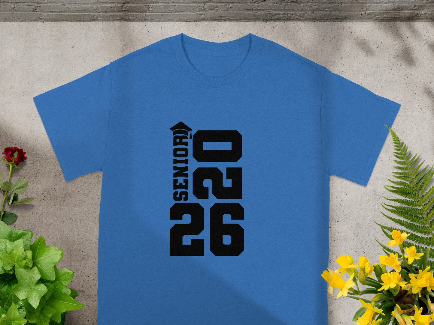 Senior 2026 Graduation Year Blue T-Shirt Product